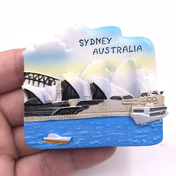 Australia Travelling Souvenirs Fridge Magnets Australian Resorts Sydney Melbourne Magnetic Stickers for Message Board Home Decor