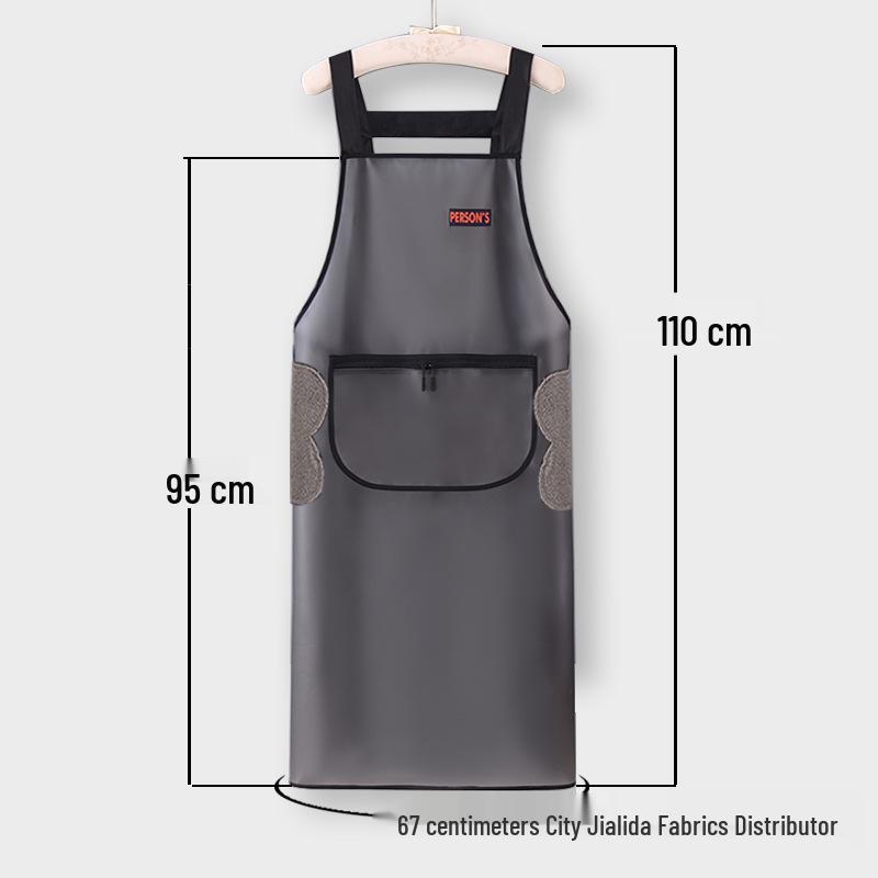 Unisex TPU Waterproof & Oil-Proof Transparent Apron for Cooking & Catering with Custom Logo