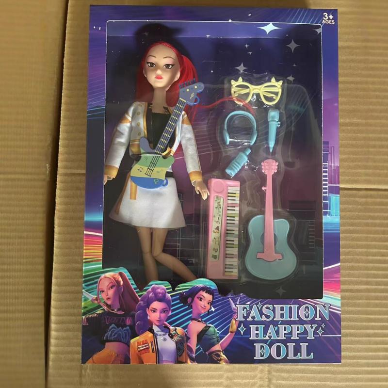 K-POP Panenka Lovkyně démonů s 30cm kloubovou vinylovou figurkou Dětská hračka Dárková sada