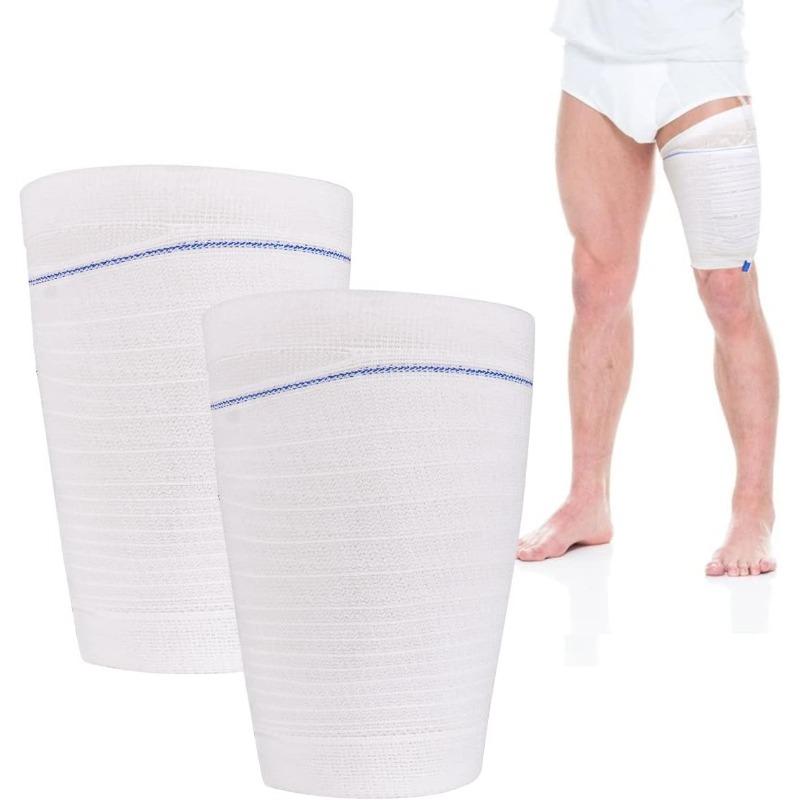 HANSILK Catheter Leg Bag, 2 Pcs Professional & Washable Catheter Leg Bag Holder Stitched Wrapped Convenient Urine Bag Designed for the Incontinent