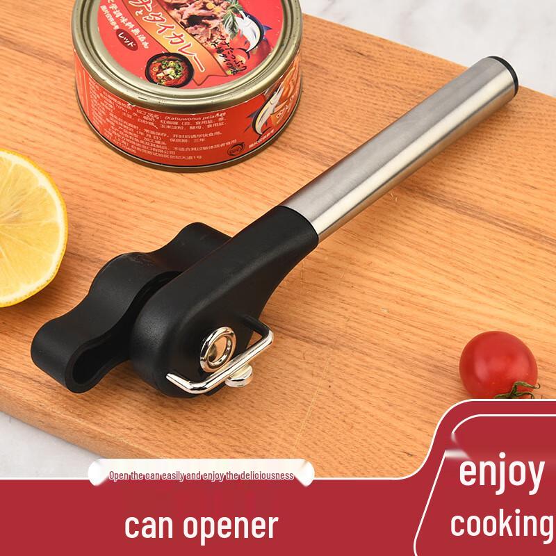 Manual Stainless Steel Can & Bottle Opener Set (2-Pack)