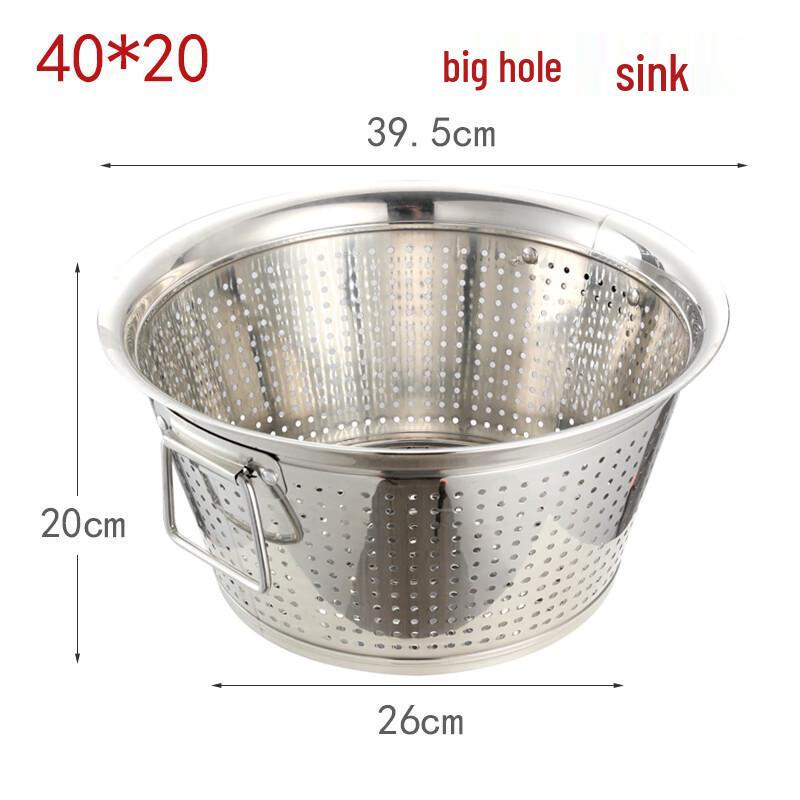 

Stainless Steel Rice & Vegetable Washing Basket