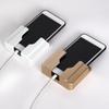 Wall Mounted Phone Organizer Beside Bed Storage Shelf No Drilling Self-Adhesive Mobile Phone Charging Station Remote Control Wall Holders for Living