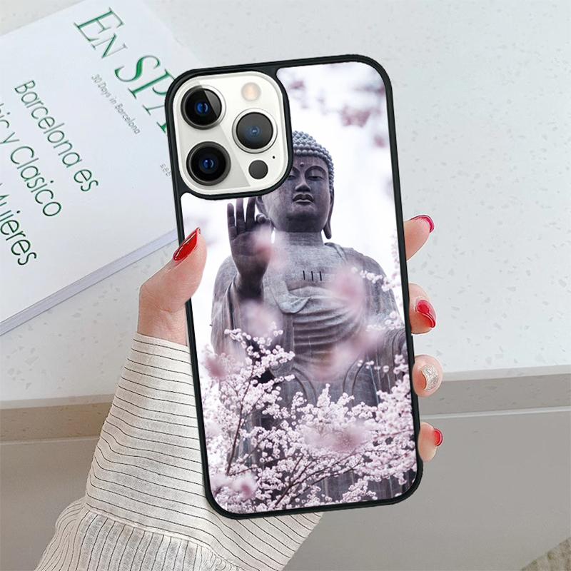 Buddha Statue Phone Case cover For iPhone 17 Air 15 16 16e 14 13 Pro Max Coque 12 11 Pro Max For Apple PLUS fundas shell