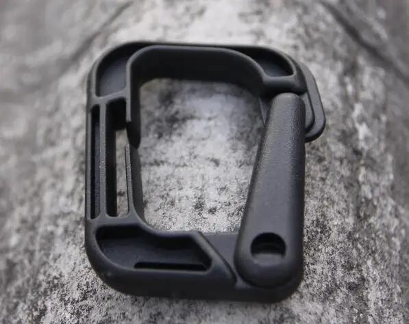 

5Pc Outdoor Camping Tool D Type ITW Grimloc MOLLE Locking EDC Tactics Backpack Hanging Webbing Hook Buckle for Hiking