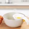 Egg Yolk Separator BPA-Free Plastic Egg White Filter with Ergonomic Handle Easy Clean Baking Gadget for Cakes Muffins Meringues Custards