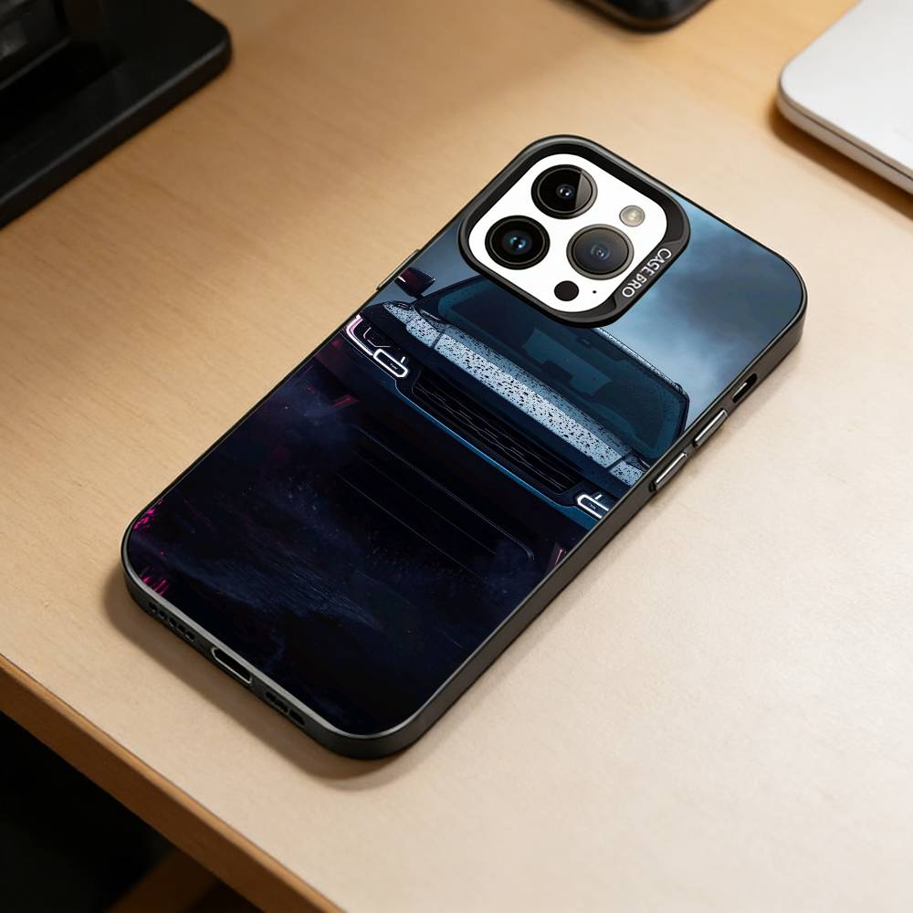 Range R- Roveres Sport Car Phone Case For iPhone 17,16,15,14,13,12,11 Plus,Pro Max,XS,Colored Silver Plated Inside Cover