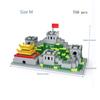 Excellent Wall Construction Blocks Designed for Adult 3D Model Playthings Home Decoration World Miracles Architecture Assembly Bricks Kits