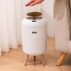 Elegant High-Legged Flip-Top Smart Sensor Trash Can for Living Room and Bedroom