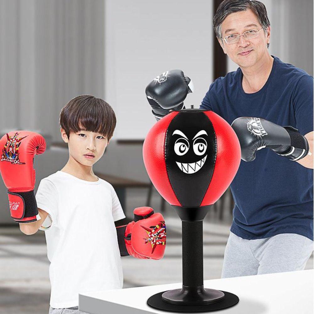 Sacco da Boxe Gonfiabile da Scrivania Montabile a Parete Palla da Pugilato Gonfiabile per Scrivania Attrezzatura da Boxe