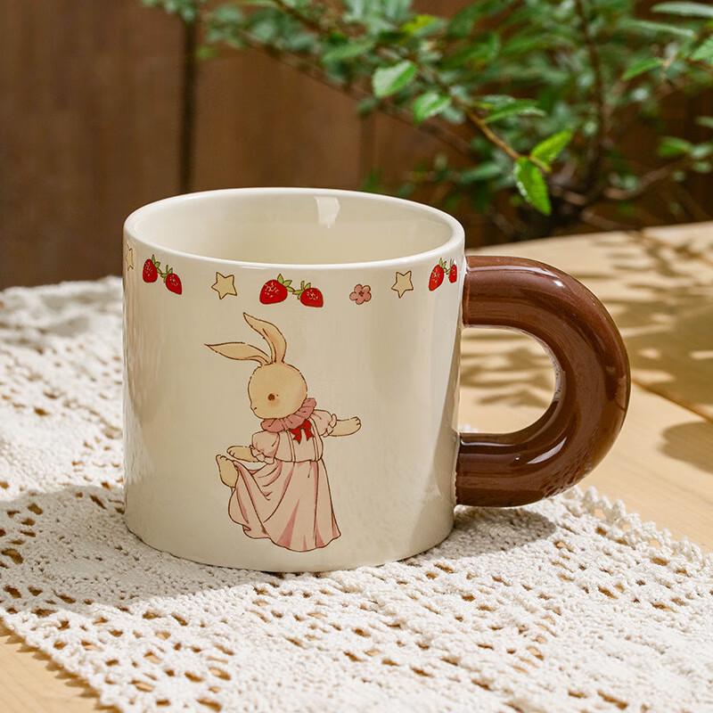 Cute Rabbit Design Ceramic Coffee Mug