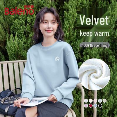 Baleno Women's Winter Fleece Crew Neck Sweatshirt