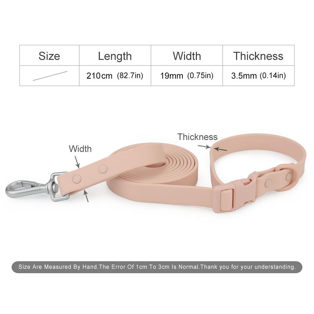 Multifunctional Waist Leashes Pet Leash for Small Medium Dog Collar Outdoor Walk Training Waterproof PVC