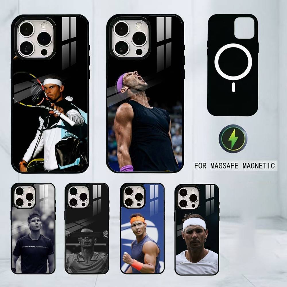 Rafael Nadal Phone Case For iPhone17,16,15,14,13,12,11 Plus,Pro Magnetic with Magsafe Wireless Charging