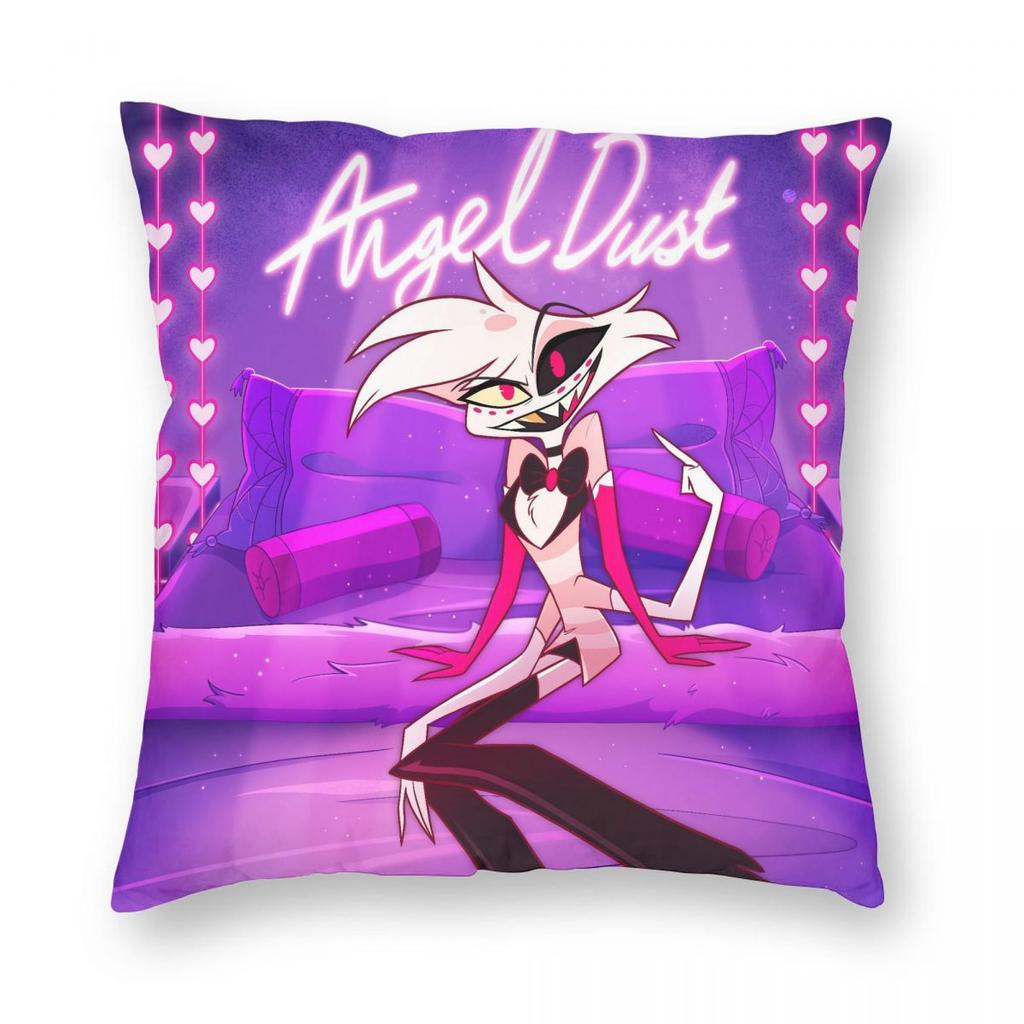 Hazbins Hotels Vox Kissenbezug Druck Polyester Kissenbezug Dekoration Kissenbezug Abdeckung Zuhause Quadratisch 45X45cm