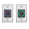 Brushed Stainless Steel Infrared Sensor Exit Switch - Concealed Mount, Contactless Button