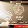 Rechargeable Clip-On Mini Fan: Ideal for Dorms, Beds, Desks, Offers Quiet Operation & High Airflow