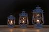 [Amazon.co.jp Exclusive] Captain Stag Lantern Oil Lantern with Shade Set (Large) Blue Gray UY-7042