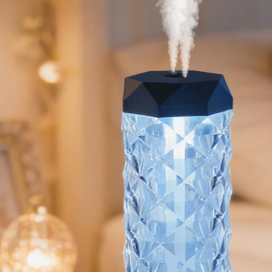 Inteligentny nawilżacz powietrza z zimną mgiełką 400 ml Pojemność Nawilżacz zapobiegający wypaleniu na sucho Wbudowany filtr Cicha praca Dwustopniowe rozpylanie Oświetlenie tworzące romantyczną atmosferę