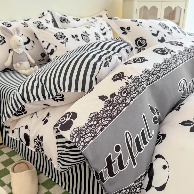 

Затишний піскоструминний постільний комплект: Чотири предмети, безпечні для шкіри, для гуртожитків 1.2m Three-piece Set