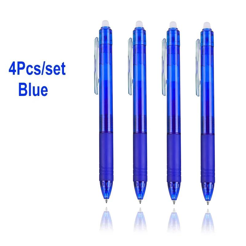 

8 цветов 0,7 мм Волшебная выдвижная стираемая ручка Набор гелевых ручек Стираемый стержень Запись Офис Школа Инструмент Кнопка Нажимная ручка 0.7mm