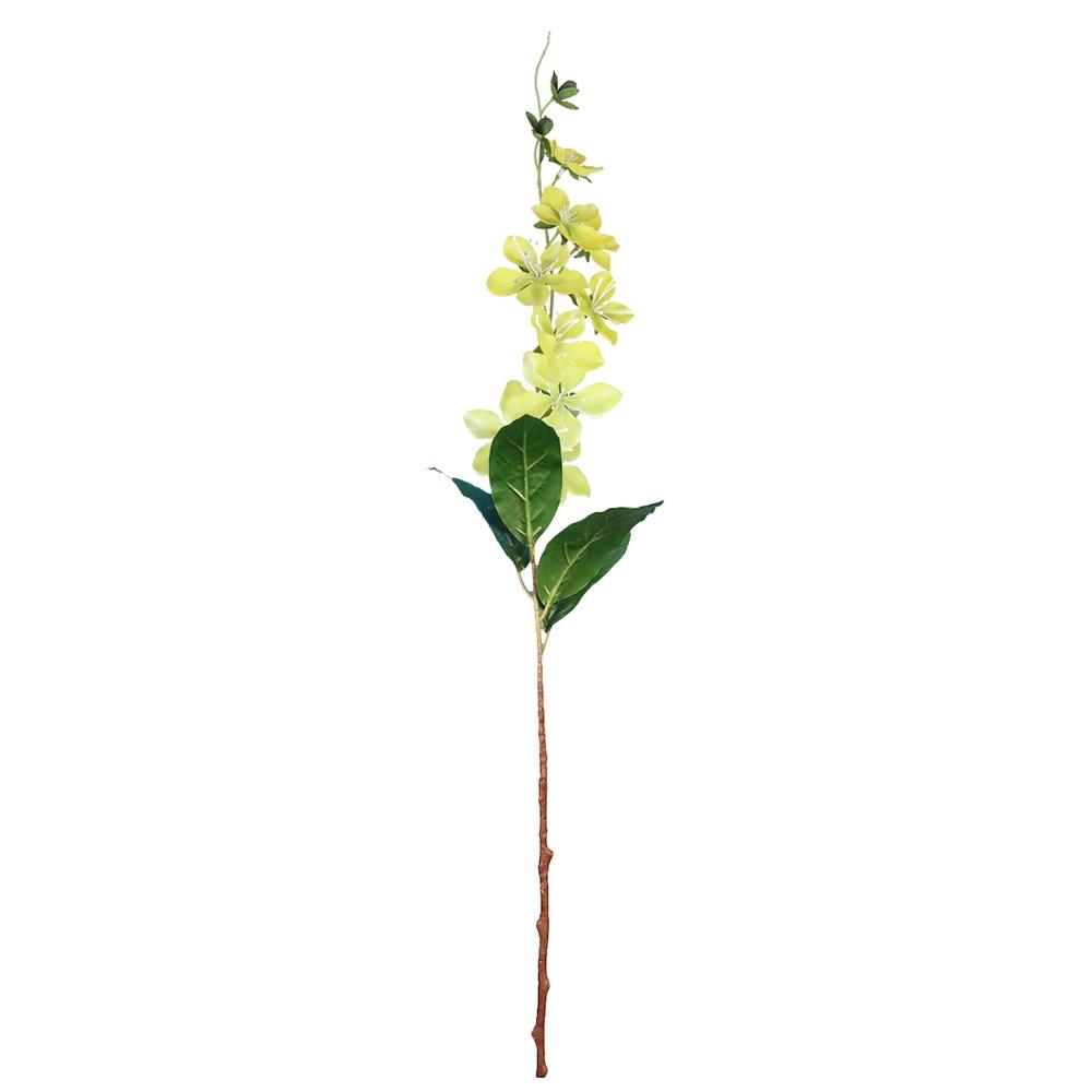 

Beautiful 9-head Simulation Jasmine Landscape Colorful Hanging Flowers Like Real Scenery Model Artificial Silk Flowers Wedding жовтий
