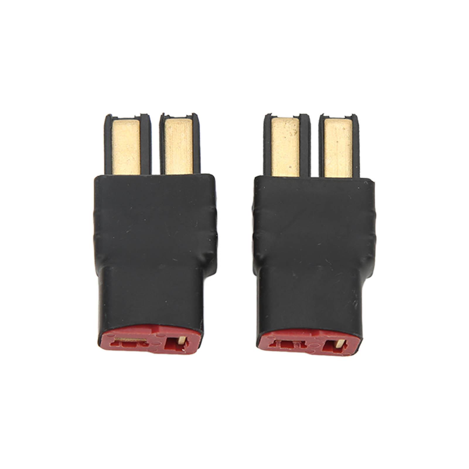 

2pcs Male for Traxxas to T Plug Female for Deans Style Connector Adapter for Traxxas RC Lipo Battery
