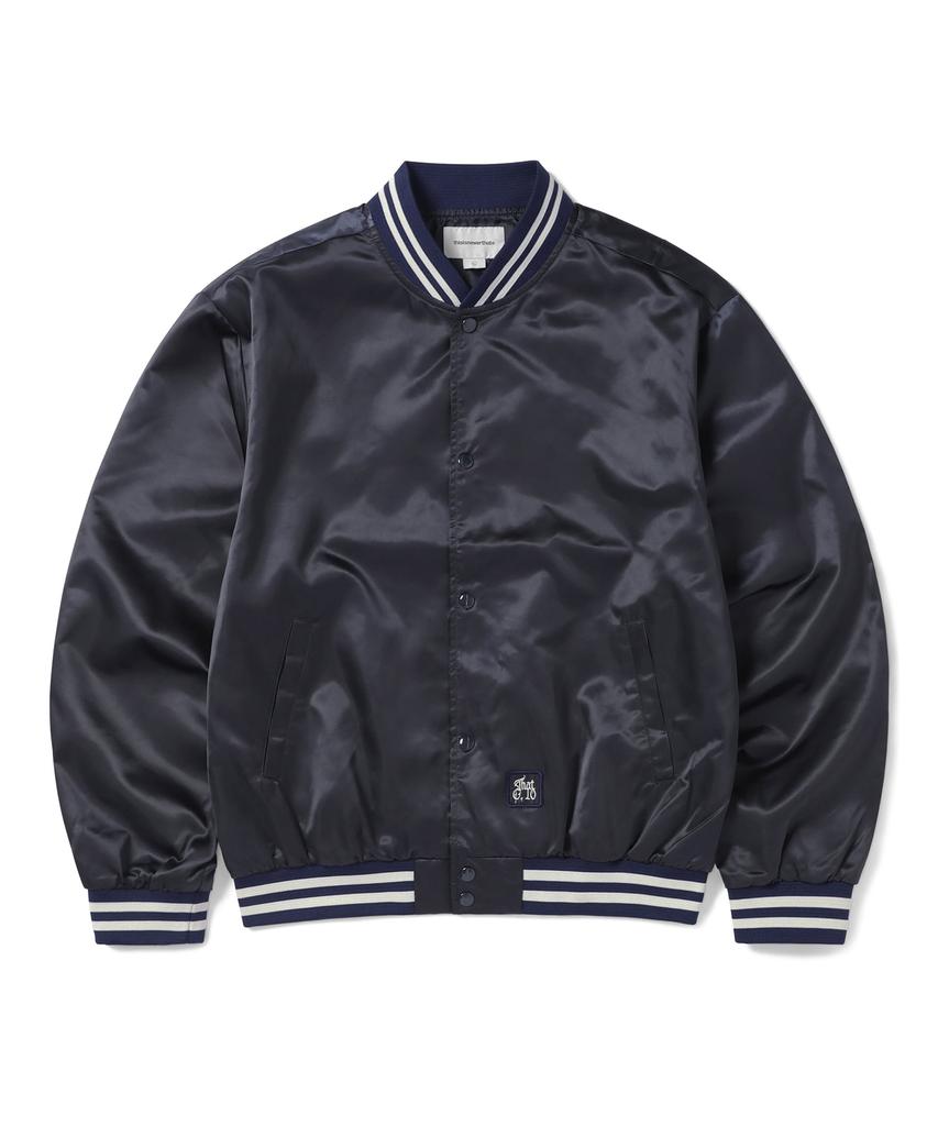 Thisisneverthat Satin Jacket Navy