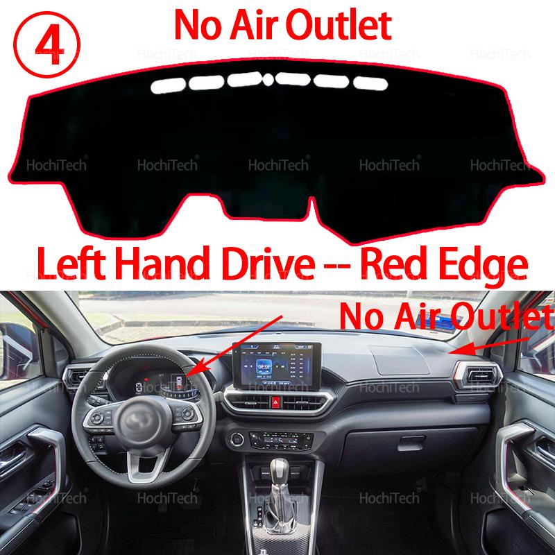 Auto Dashboard Cover Dash Mat Board Pad Carpet Dashmat Anti-UV Mats Accessories for Daihatsu Rocky Perodua Ativa -2025