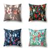 Polyester Pillowcase Plant Decoration Home Printed Pillow Car Waist Cushion Sofa Bed Head Cushion Cover