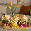 Sitting Ganesha with Musicall Instrumnents Decorative Statue for Home Decor
