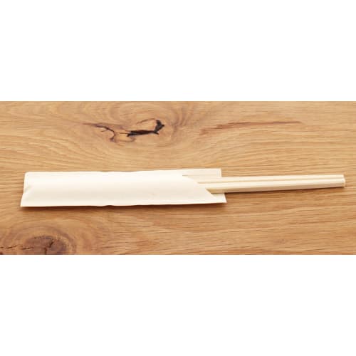Daikoku Kogyo Chopstick Wraps, Natural, Approx. 3.5 x 13.5 cm, Unbleached, Plain, 6155, Pack of 500