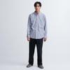 Uniqlo Japan Extra Fine Cotton Broad Stripe Shirt  Button Down Collar  Long Sleeves 