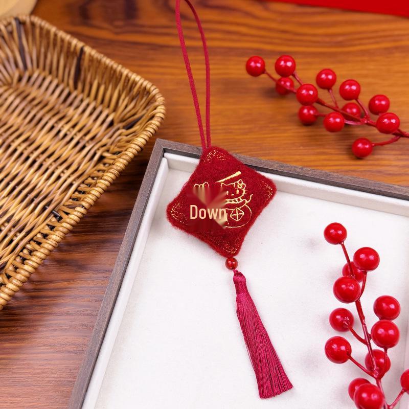 Festive Auspicious Lion Tassel Doll Pendant Decoration