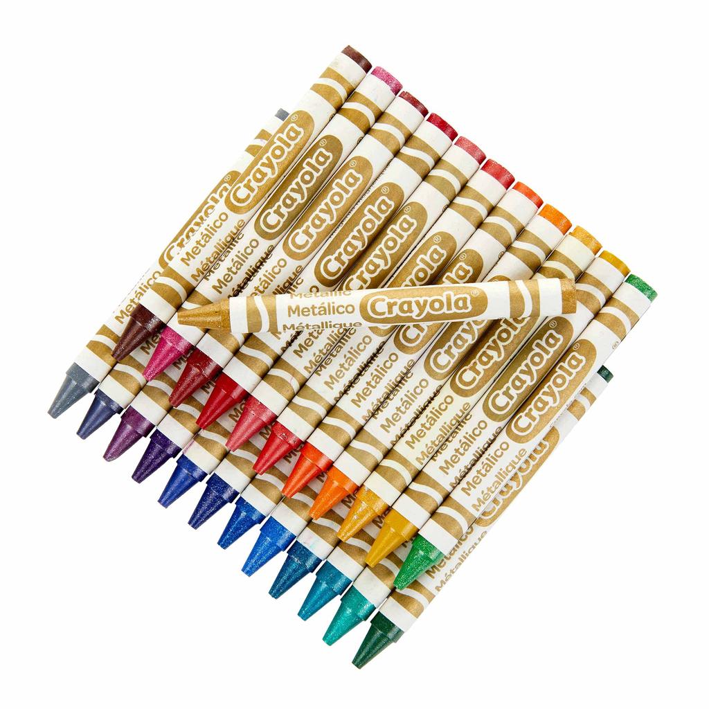 Crayola Metallic 24Count Crayons,