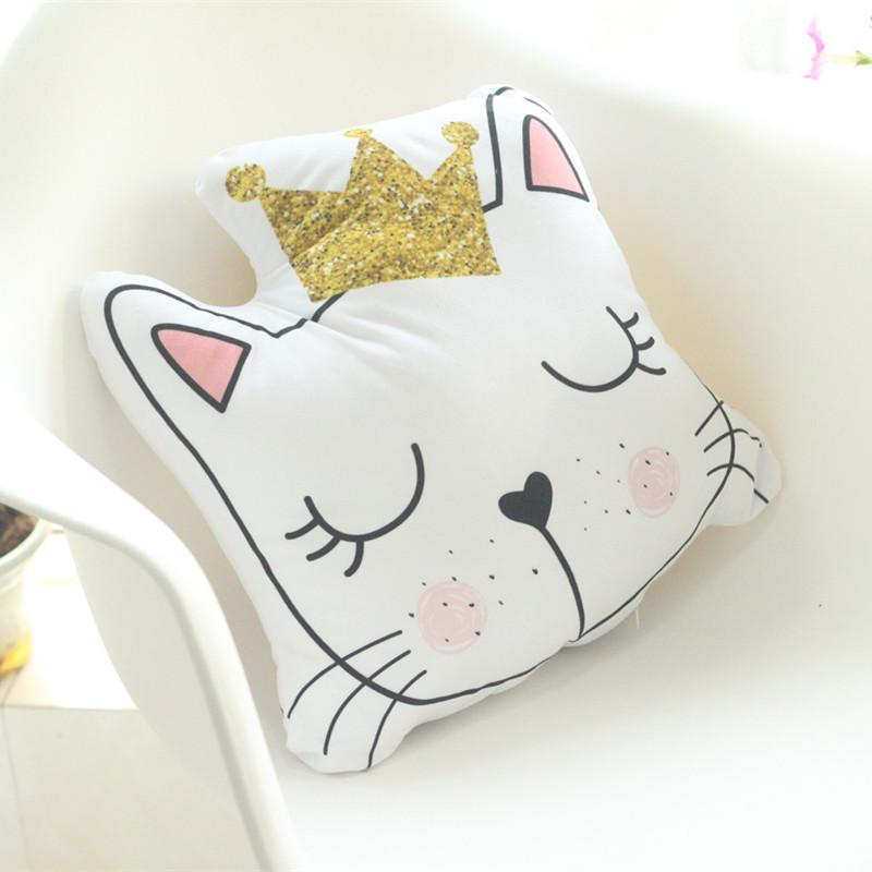 

1 шт. кавайные животные кошка плюшевый мишка плюшевая подушка милые мягкие игрушки в форме животных кукла детская спальня D