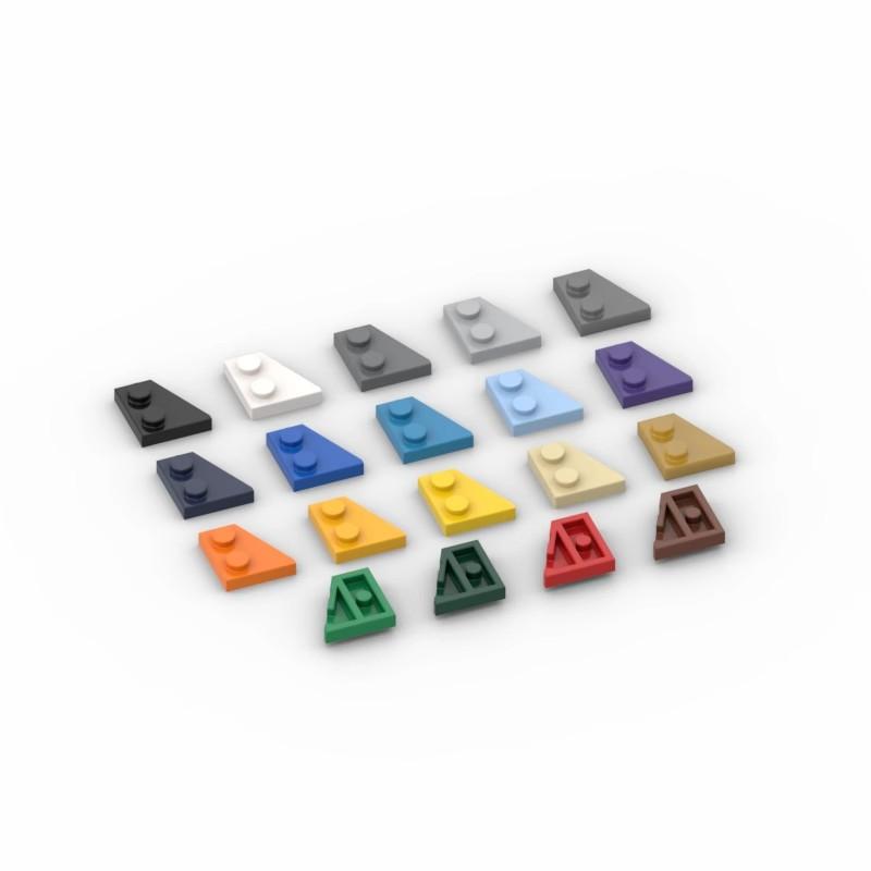 

Non-Toxic 20Pcs Moc Compatibili Assemblano Particelle 24307 Piastra A Cuneo 2X2 Blocchi Di Costruzione Destra Giocattoli Di Ricambio Educa