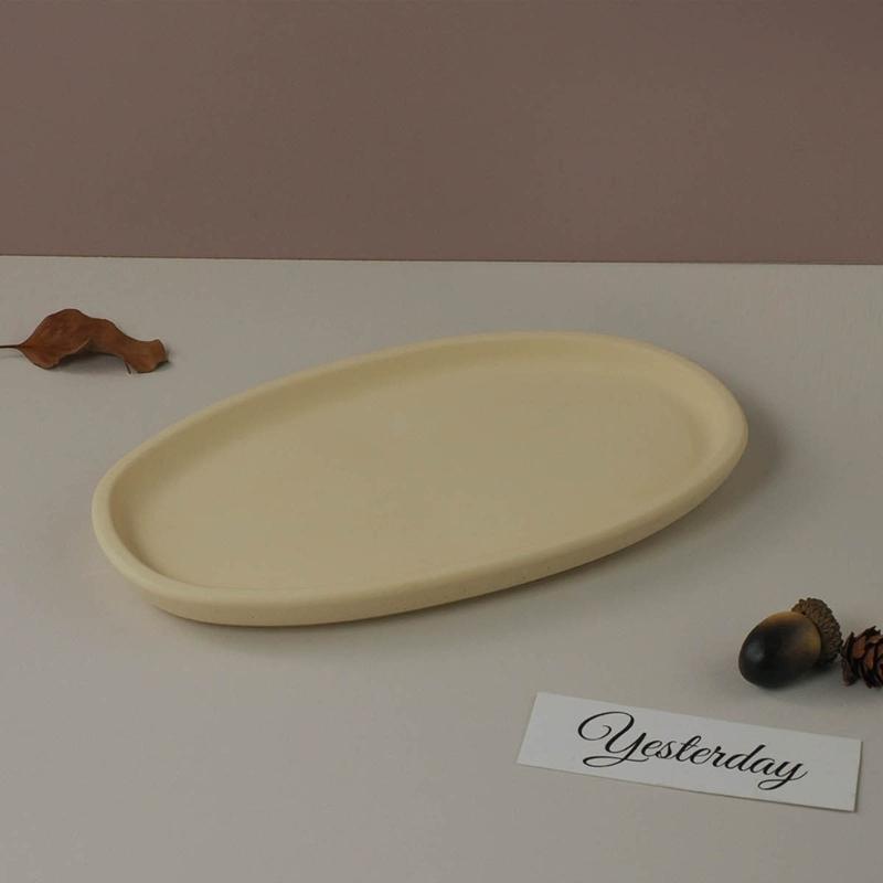 DIY Crystal Oval Trays Silicone Molds Unique Storage Dish Resin Molds Birthday Gifts Rolling Tray Mold DIY Plate Molds
