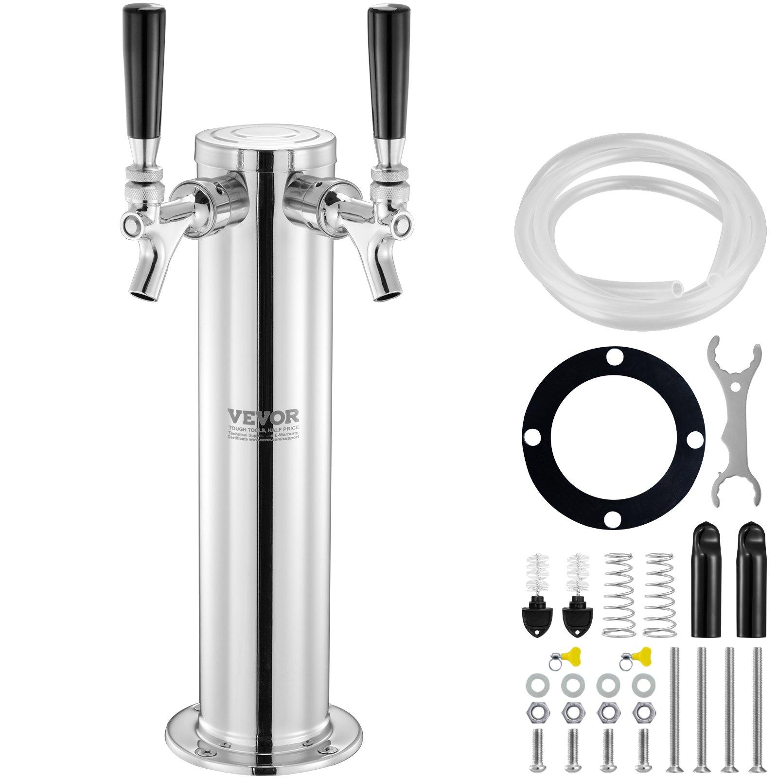 VEVOR Dual Taps Draft Beer Tower