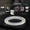 51mm Replacement Gaskets Compatible With DL-KF6001/5002/PE3320/3606 etc. Coffee Machines Coffee Machine Silicone Ring 3
