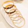 Multi-piece Set Fashion Sexy Leopard Print Leather Multi-layer Fold Wear Bangles for Women Exaggerated Personality Jewelry Sets