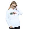 Marvel Comics Womens/Ladies Infill Logo Heather Hoodie