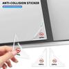 BSXU8 2Pcs Car Door Corner Cover Transparent Collision Protector For Opel insignia Astra H G J Antara vectra Vivaro corsa c d zafira