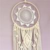 2X Hand Woven Dreamcatcher Circle Macrame Kit Macrame Wall Hanging Supplies Craft Macrame Wall Hanging Supplies