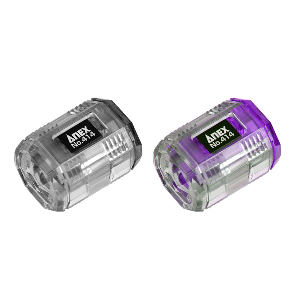 

ANEX Magnetic Holding MagCatch Set of 2 and Tool, Mini, (Black Purple), No. 414-KV