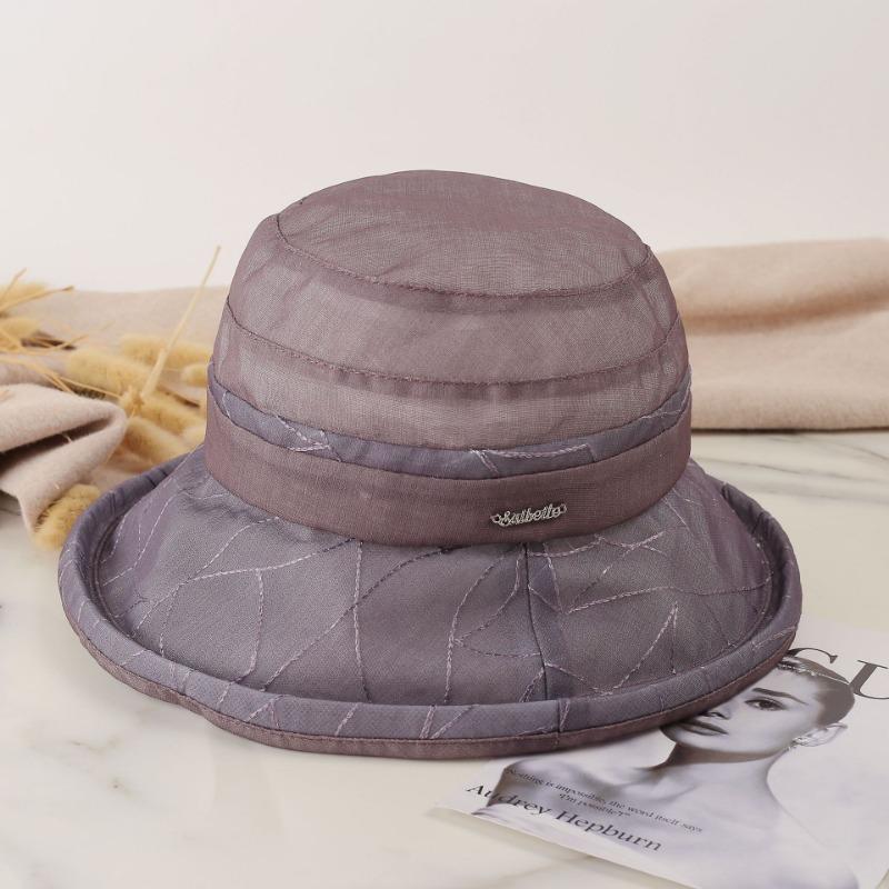 Protecție solară Protecție UV Umbrelă de soare Pălărie de pescar Căciulă de găleată vintage pentru femei Umbră de exterior Pălării de găleată moi, ușoare și respirabile