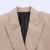 Kaslead New Women clothes Western Style Fashion Simple Profile Double Placket Blazers 2753122