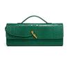 Premium Clutch Bag Horizontal Trendy Dinner Bag Crocodile Pattern Retro Shoulder Oblique Span Baguette Women'S Bag
