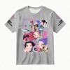 Women's Summer KPop Demon Hunters Graphic T-Shirt HUNTRX Comic Style Character Printed Top for Fashion Streetwear Casual Daily