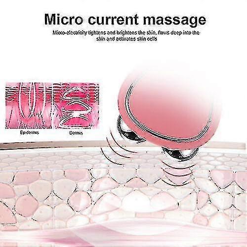 Electric Facial Massager Microcurrent Roller Face Skin Lift Anti-wrinkle Machine